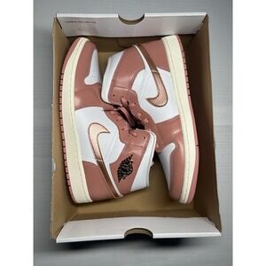Nike Air Jordan 1 SE Mid Red Stardust WMNS - Size 12 - FB9892 670 - New/No Lid